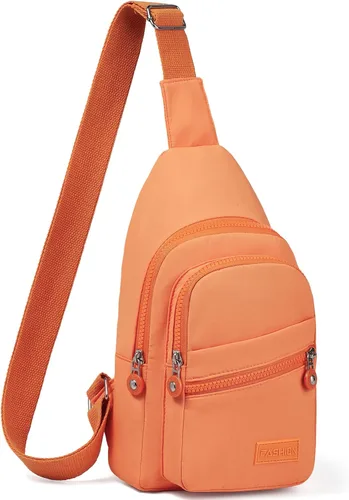 Miniatura 9 de Banelu Mochila Pequeño Bolso Bandolera para Mujeres de Moda, Bolso Pequeño de Cadera de Cruz Mochila de Senderismo de Viaje