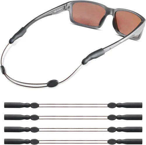 Miniatura 9 de Correa para gafas, correa ajustable sin cola para lentes de sol y gafas, correas de cable, soportes para gafas alrededor del cuello, cordón