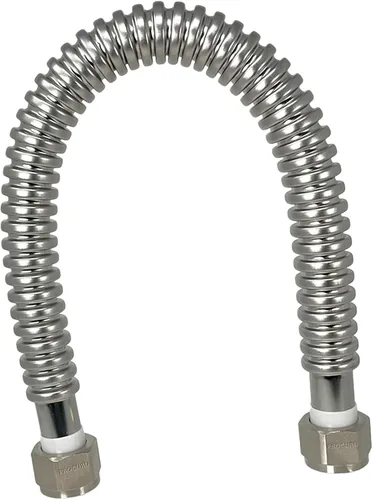 Miniatura 11 de PROCURU Paquete de 1 conector flexible para calentador de agua de acero inoxidable de 3/4 pulgadas FIP x 48 pulgadas (4 pies), certificado seguro