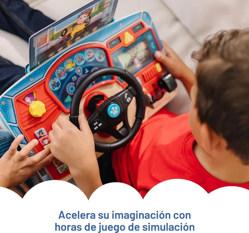 Miniatura 2 de Melissa & Doug PAW Patrol Rescue Mission Tablero de actividades de madera para niños, juguetes sensoriales para niños, juguete de conducción