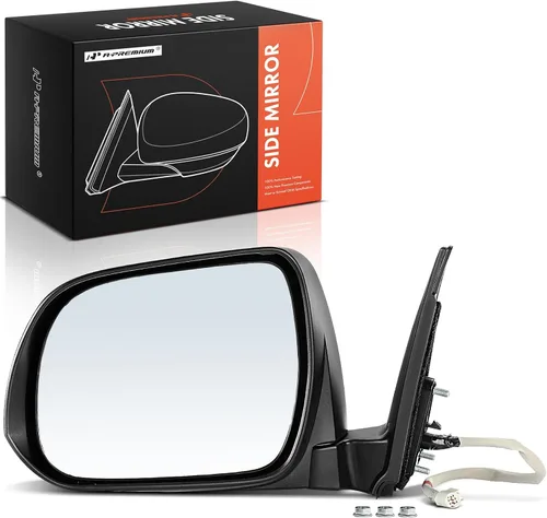 Miniatura 13 de A-Premium Espejo eléctrico para puerta del lado del pasajero, compatible con Toyota Highlander 2008 2009 2010 2011 2012 2013 – Espejo retrovisor