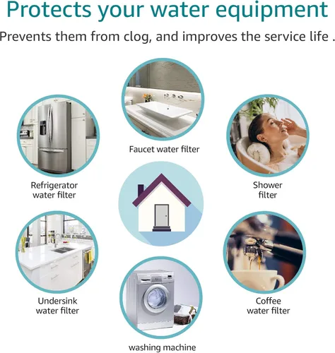 Miniatura 7 de AQUA CREST AP110 Filtro de agua para toda la casa, filtro de sedimentos, 5 micras, repuesto para 3M® Aqua-Pure AP110, Culligan® P5, APEC, GE FXUSC