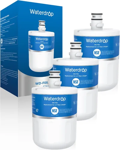 Waterdrop 5231JA2002A Filtro de agua para refrigerador, reemplazo para LG®LT500P®, GEN11042FR-08, ADQ72910911, ADQ72910901, Kenmore 9890, 46-9890,