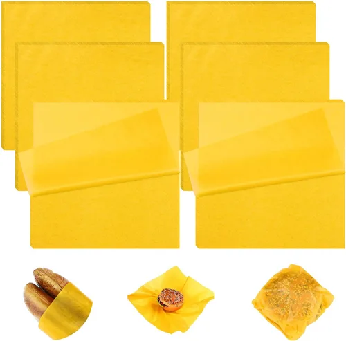 Miniatura 13 de Estune 240 hojas de papel para delicatessen de 12 x 12 pulgadas, hojas de papel sándwich de cera seca, a prueba de aceite, para cestas de alimentos