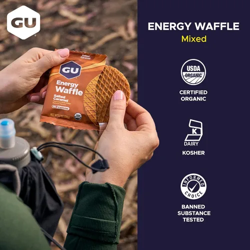 Miniatura 3 de Waffle nutritivo orgánico deportivo Stroopwafel, de GU Energy Labs, 1, 1