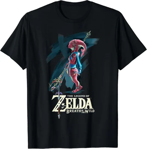 Nintendo Zelda Breath of the Wild mipha Pincel (camiseta, hombre 2XL, Marino