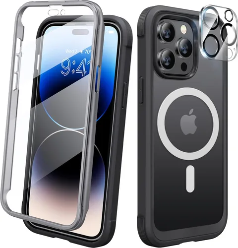 Miniatura 47 de Diaclara - Funda compatible con iPhone 11, carcasa resistente de cuerpo completo con protector de pantalla integrado sensible al tacto y Transparente