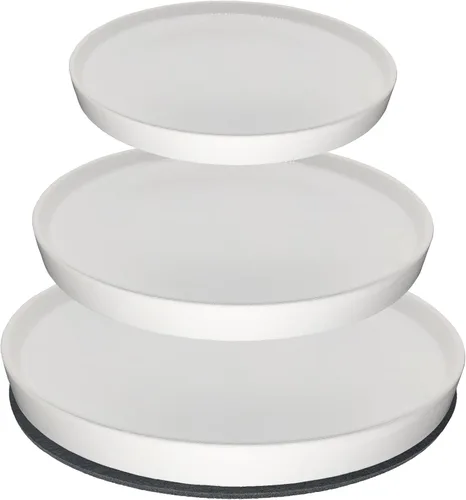 Miniatura 37 de Yukfona - 2 bandejas de cerámica para macetas, bandejas de 4 5 6 7 8 9 10 11 12 13 pulgadas para interior y exterior, resistente, duradera, base
