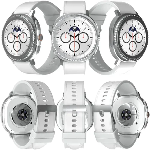Miniatura 5 de Samsung Galaxy Watch 8 Classic 1.811 in, bisel giratorio Reloj inteligente AI con AMOLED de 1.34 pulgadas, Wi-Fi, Bluetooth, rastreador de Blanco