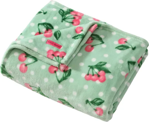 Miniatura 21 de Betsey Johnson - Manta para sofá o cama, manta súper suave y extragrande de aspecto audazmente mullido (corazón punteado rosa, 50" x 70")