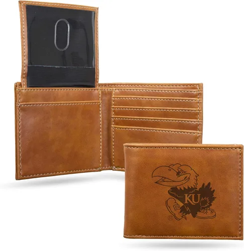 Miniatura 53 de NCAA Rico Industries Cartera Billetera con Grabado Láser Cartera Billetera con Grabado Láser - Diseño Delgado - Gran Regalo