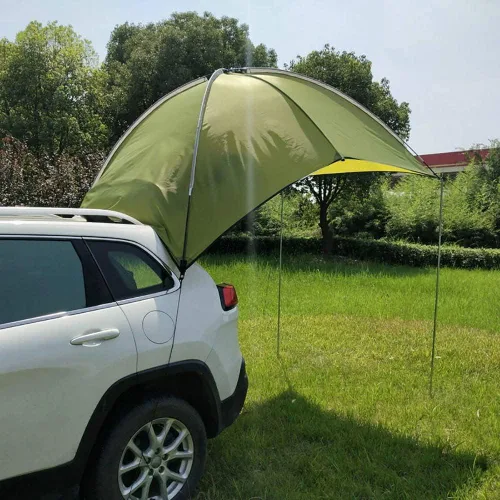 Miniatura 5 de Toldo impermeable para automóvil, toldo para portón trasero de SUV, toldo portátil para automóvil, caravana, remolque, toldo para campamento, al