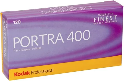 Kodak Portra 400 película negativa a color profesional ISO 400, propack de 120, 5 rollos por paquete