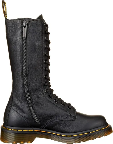 Miniatura 6 de Dr. Martens, 1B99 - Botas de cuero con cordones de 14 ojos para mujer, rojo (Cherry Red Virginia)