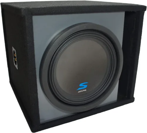 Miniatura 11 de American Sound Connection Estéreo universal para coche dual de 10 pulgadas Alpine Type S S-W10D2 Bundle con caja de subcaja portada pintable con Con