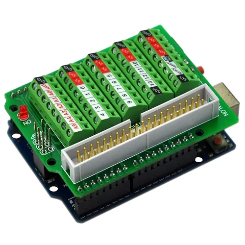Miniatura 9 de Electronics-Salon Módulo Breakout de Bloque de Terminales de Tornillo Arduino, para Arduino UNO R3.