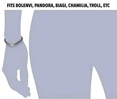 Miniatura 8 de Abalorio de plata de ley 925 para pulseras y collares Pandora y más bricolaje