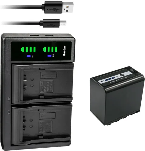 Miniatura 10 de Kastar AG-VBR89G LTD2 Cargador de batería USB compatible con videocámara Panasonic HC-X2 4K, videocámara móvil Panasonic HC-X20 4K