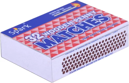 Miniatura 7 de Spark Paquete de 100 fósforos de seguridad de madera – 32 unidades de huelga en caja para cocina, camping, emergencia, iniciador de incendios