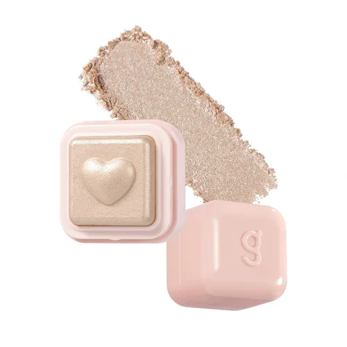 COLORGRAM Milk Bling Heartlighter 01 Peach Heart | Resaltador cremoso versátil sedoso con acabado brillante, brillo suave y natural, perfecto para