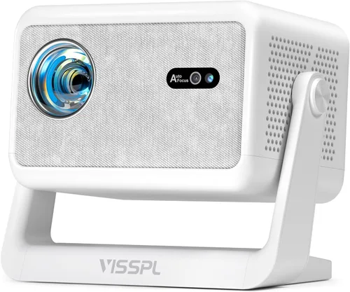 Miniatura 7 de [Aplicación con licencia oficial y 2500 ANSI] Proyector 4K con WiFi y Bluetooth, audio Dolby 3D y proyector inteligente de enfoque automático, Gris