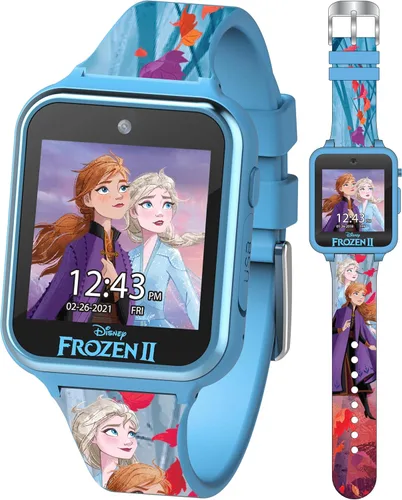 Miniatura 6 de Accutime Reloj inteligente Disney Frozen para niños con cámara para niños y bebés - Reloj inteligente interactivo para niños y niñas