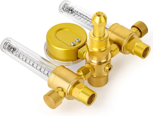 Miniatura 7 de MEANLIN MEASURE Medidor de flujo regulador de argón con manguera de 6.5 pies, conexión de entrada CGA580, conexión de salida de 5/8 pulgadas x 18RH