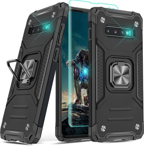 Miniatura 21 de YmhxcY Funda para Galaxy Note 8, funda para Galaxy Note 8 con protector de pantalla curvado 3D, fundas de grado armadura con soporte giratorio