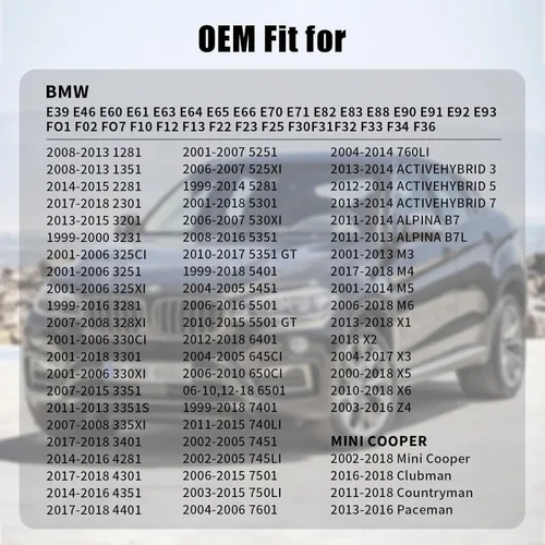 Miniatura 2 de Tapa de gasolina de repuesto para sello de correa, cable de combustible para BMW Mini Cooper X1 X2 X3 X4 X5 X6 128i 135i 228i 320i 323i 325i xi 328i