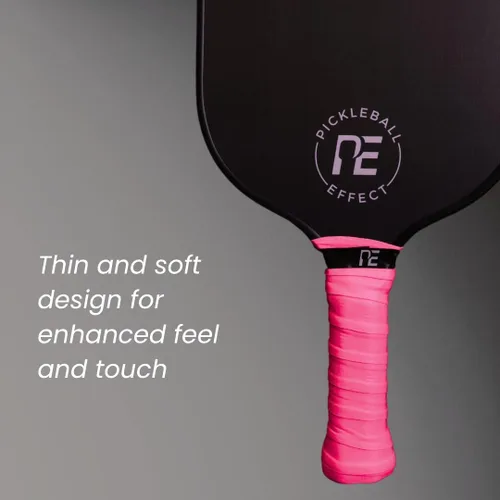 Miniatura 4 de Agarre de paleta de pickleball – Cinta de agarre de raqueta de tenis de larga duración – Sobreagarre ultra Tac suave premium para un mejor control