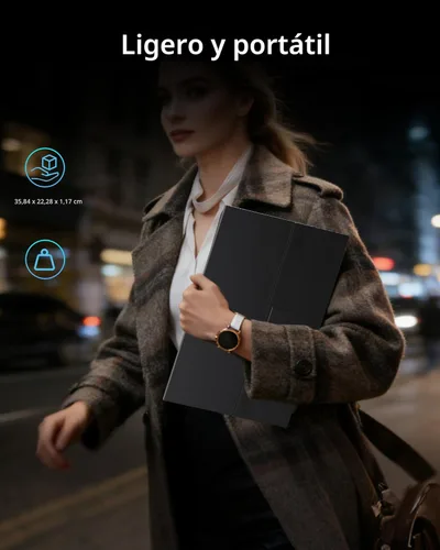 Miniatura 5 de KTC Monitor portátil de 15.6 pulgadas, FHD 1080P Extensor de monitor para portátil de viaje con USB-C HDMI, pantalla IPS HDR ultra delgada