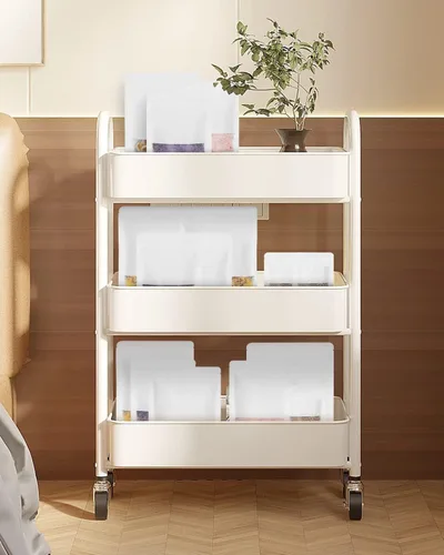 Miniatura 6 de 100 bolsas de papel kraft con ventana de 4.7 x 7.8 pulgadas, reutilizables, sellables, con cierre de cremallera, almacenamiento de alimentos, bolsas