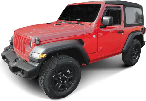 Miniatura 3 de Westin Deflector de viento de canal 72-51467, 2 piezas para Wrangler JL 2018-2025 de 2 puertas