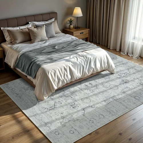 Miniatura 72 de GLN Rugs Traditional Collection - Alfombra de felpilla lavable a máquina, tradicional lavable, antideslizante, alfombra de felpilla de pelo corto