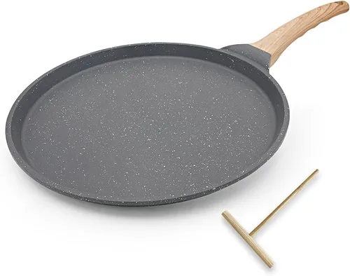 Miniatura 12 de Sartén para Crepes de 8 pulgadas, Sartén Antiadherente para Crepes Omelette Tortillas Panqueques Crujientes, Sartén Dosa Tawa para Tortillas