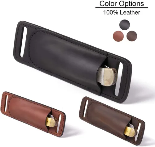 Miniatura 8 de Gentlestache Fundas de Cuero para Cuchillos para Cinturón, Funda para Cuchillo, Funda para Cuchillo de Bolsillo, Funda de Cuero EDC para Portador
