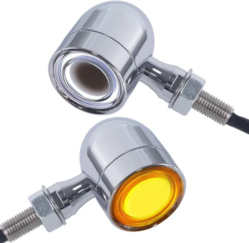 Miniatura 20 de FATECIM 2X Luces Traseras LED para Motocicleta, Señales de Giro, Luces de Marcha, Luz de Freno, Señal de Giro Trasera, Indicador de Señal de Giro