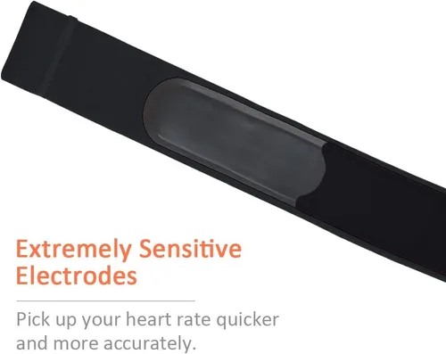 Miniatura 4 de KYTO Heart Rate Monitor Chest Strap - ANT+ & Dual Bluetooth 4.0 HR Sensor, IP67 Water-Resistant, Compatible with Peloton, Zwift, Garmin, Precise HR