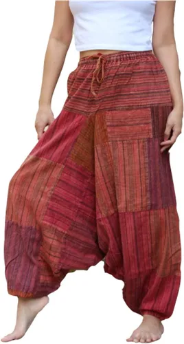 Miniatura 5 de Pantalones Harem 100% algodón, pantalones bohemios de yoga hippie