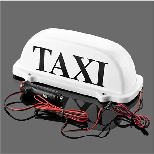 Miniatura 4 de Nueva luz para techo de taxi, señal LED para techo de taxi de 12 V con base magnética, luz impermeable para techo de taxi para conductor de taxi Azul
