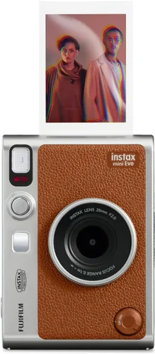 Cámara instantánea Fujifilm Instax Mini EVO - Marrón