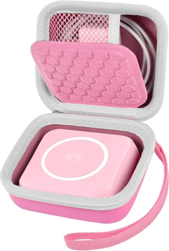 Estuche de viaje rígido para cargador inalámbrico plegable 3 en 1, organizador de almacenamiento portátil para UCOMX/para Hicober/para Iseyyox/para