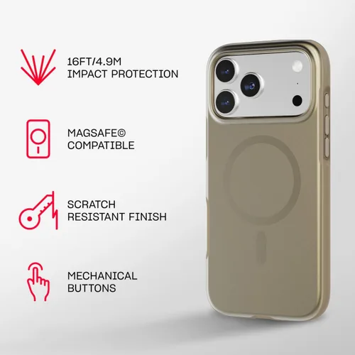 Miniatura 9 de Tech21 EvoDusk con MagSafe para Apple iPhone 17 Pro Max Copper Dorado