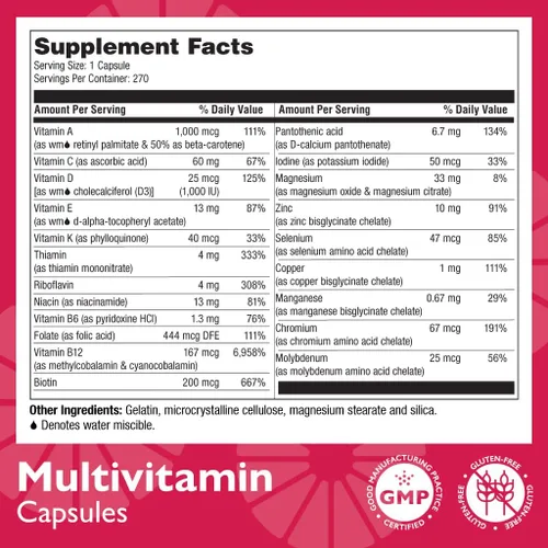 Miniatura 5 de Celebrate Vitamins Bariatric Multivitamin, sin hierro, suplemento de bypass gástrico y gastrectomía de manga para hombres y mujeres, minerales