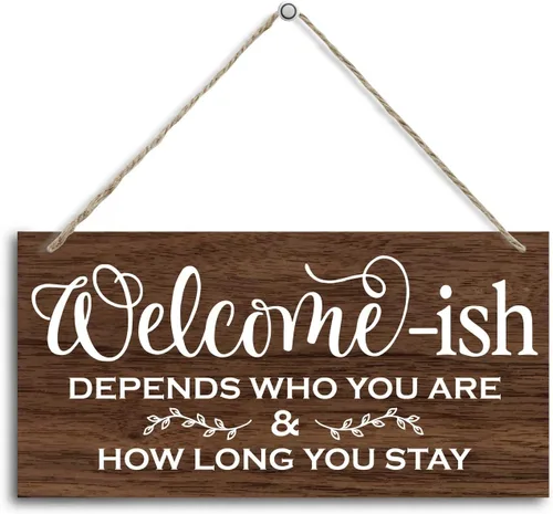 Miniatura 10 de Kitchen Rules - Letrero decorativo de madera con texto en inglés "This is a Self-Cleaning Kitchen, placa de madera impresa colgante, letrero