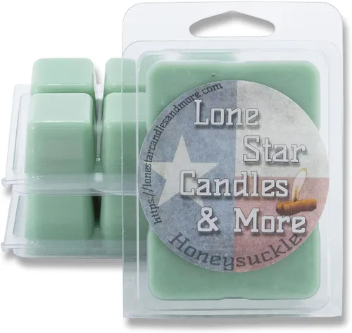 Miniatura 7 de Texas Bluebonnet, Lone Star Candles & More's Premium vertida a mano fuertemente perfumada cera derretida, suave mezcla floral, 12 cubos de cera