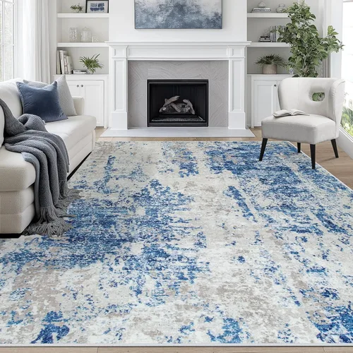 Miniatura 59 de 5x7 Area Rugs for Living Room Rug Washable: Abstract Rug for Dining Room Bedroom Carpet Non Slip 5 by 7 Indoor Modern Nursery Home Office Beige