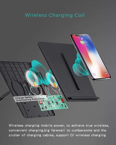 Miniatura 6 de TAPTES Cargador Inalámbrico para Tesla Model 3 2017 2018 2019 2020, Almohadilla de Carga Dual para Teléfonos para Accesorios de Tesla Model 3