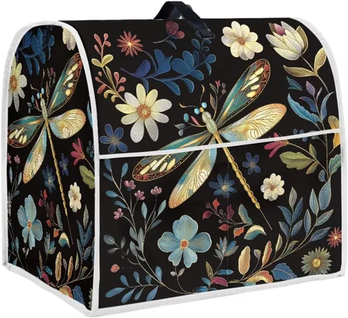 Miniatura 24 de Talayituse Beach Turtle Starfish Print Stand Mixer Cover for 4.5-5 Quarts Kitchen Aid, Washable Mixer Dust Cover with Handle and Pocket Kitchen