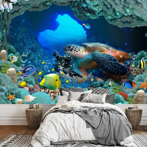 Miniatura 18 de wall26 - Paneles horizontales con patrón de ladrillo gris suave - Mural de pared, papel tapiz extraíble, decoración del hogar - 66x96 pulgadas
